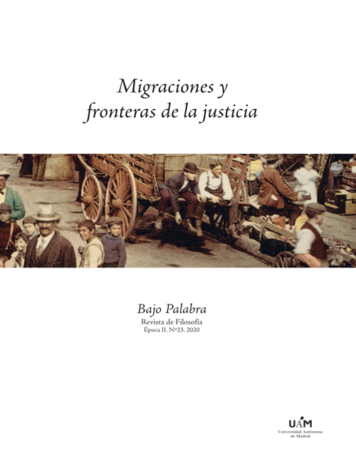 Monográfico sobre “Migraciones y fronteras de la justicia” 