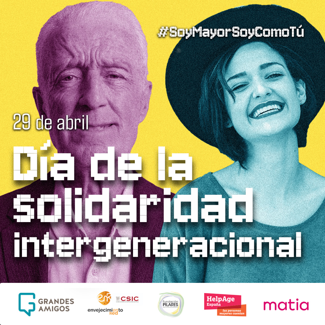 La plataforma 'Envejecimiento en red' se suma al día europeo de la solidaridad intergeneracional 