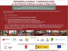 Jornada "Desarrollo rural y agroecología en las Políticas Públicas Locales y Regionales"