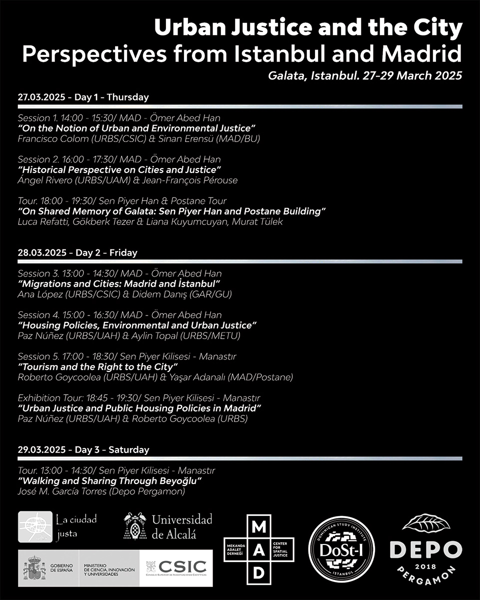 Urban Justice and the City. Perspectives from Istanbul and Madrid