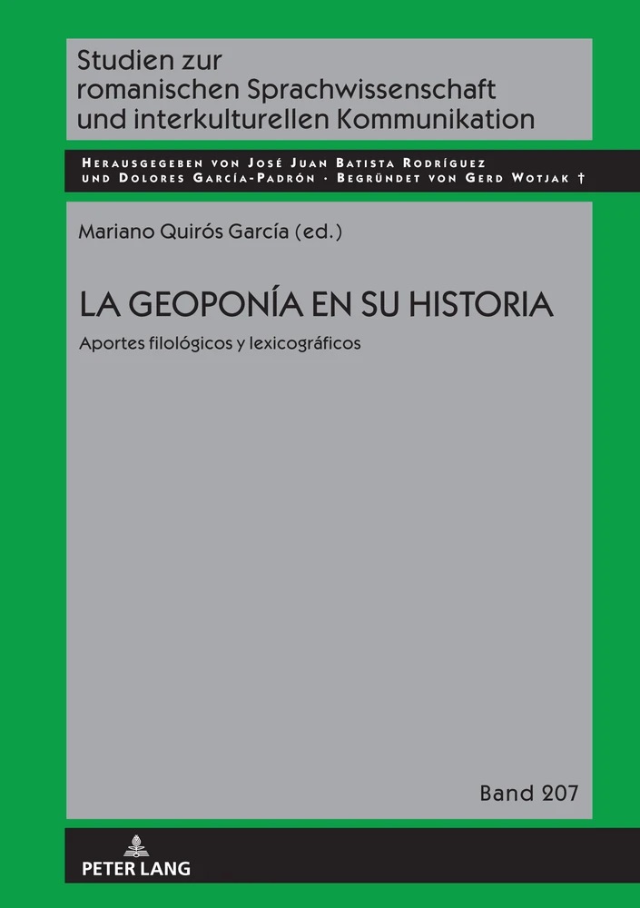 Mariano Quirós García (ILLA), editor y coautor del libro "La geoponía en su historia. Aportes filológicos y lexicográficos" Mariano Quirós García (ILLA), editor y coautor del libro "La geoponía en su historia. Aportes filológicos y lexicográficos"