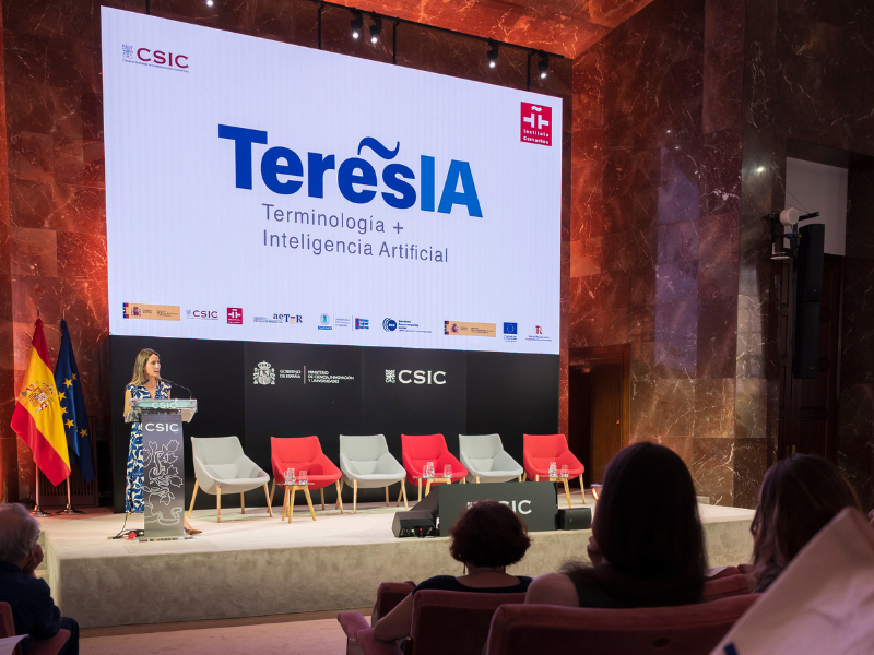 Jornada de presentación de resultados del proyecto TeresIA en el CSIC / CSIC Comunicación