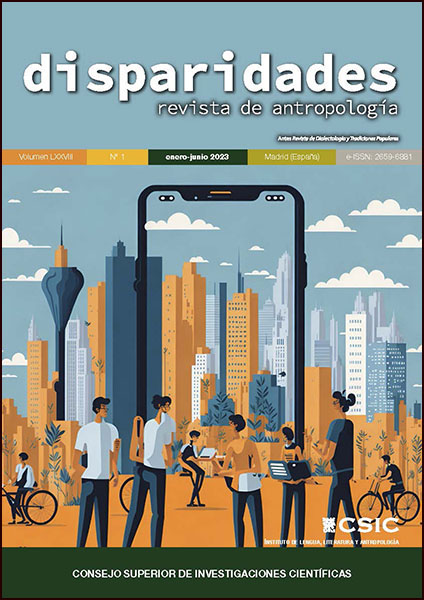 Disparidades. Revista de Antropología" publica el Vol 78, Nº 1 de 2023 Disparidades. Revista de Antropología" publica el Vol 78, Nº 1 de 2023