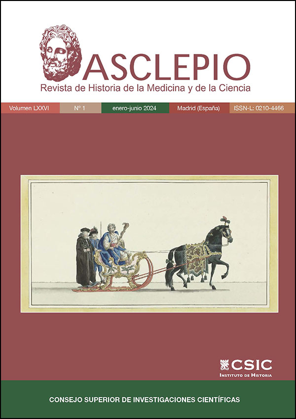 "Asclepio. Revista de Historia de la Medicina y de la Ciencia" publica el Vol. 76, Nº 1 de 2024 "Asclepio. Revista de Historia de la Medicina y de la Ciencia" publica el Vol. 76, Nº 1 de 2024