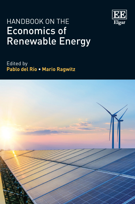 Novedad editorial: "Handbook on the Economics of Renewable Energy", de Pablo del Río (IPP) y Mario Ragwitz (eds.) Novedad editorial: "Handbook on the Economics of Renewable Energy", de Pablo del Río (IPP) y Mario Ragwitz (eds.)