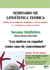 Seminario de Lingüística Teórica LyCC: "Los dativos en español como caso de concordancia"