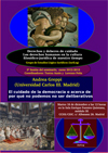 Seminario 'Derechos y deberes de cuidado. Los derechos humanos en la cultura filosófico-jurídica de nuestro tiempo': "El cuidado de la democracia o acerca de por qué no podemos no ser deliberativos"