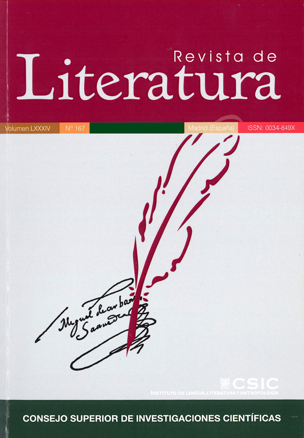 Nuevo número de la "Revista de Literatura" Vol. 86 No. 172 (2024) Nuevo número de la "Revista de Literatura" Vol. 86 No. 172 (2024)