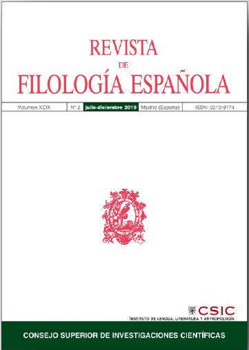El nuevo número de "Revista de la Filología Española" contiene un artículo de Esther Hernández (ILLA) El nuevo número de "Revista de la Filología Española" contiene un artículo de Esther Hernández (ILLA)