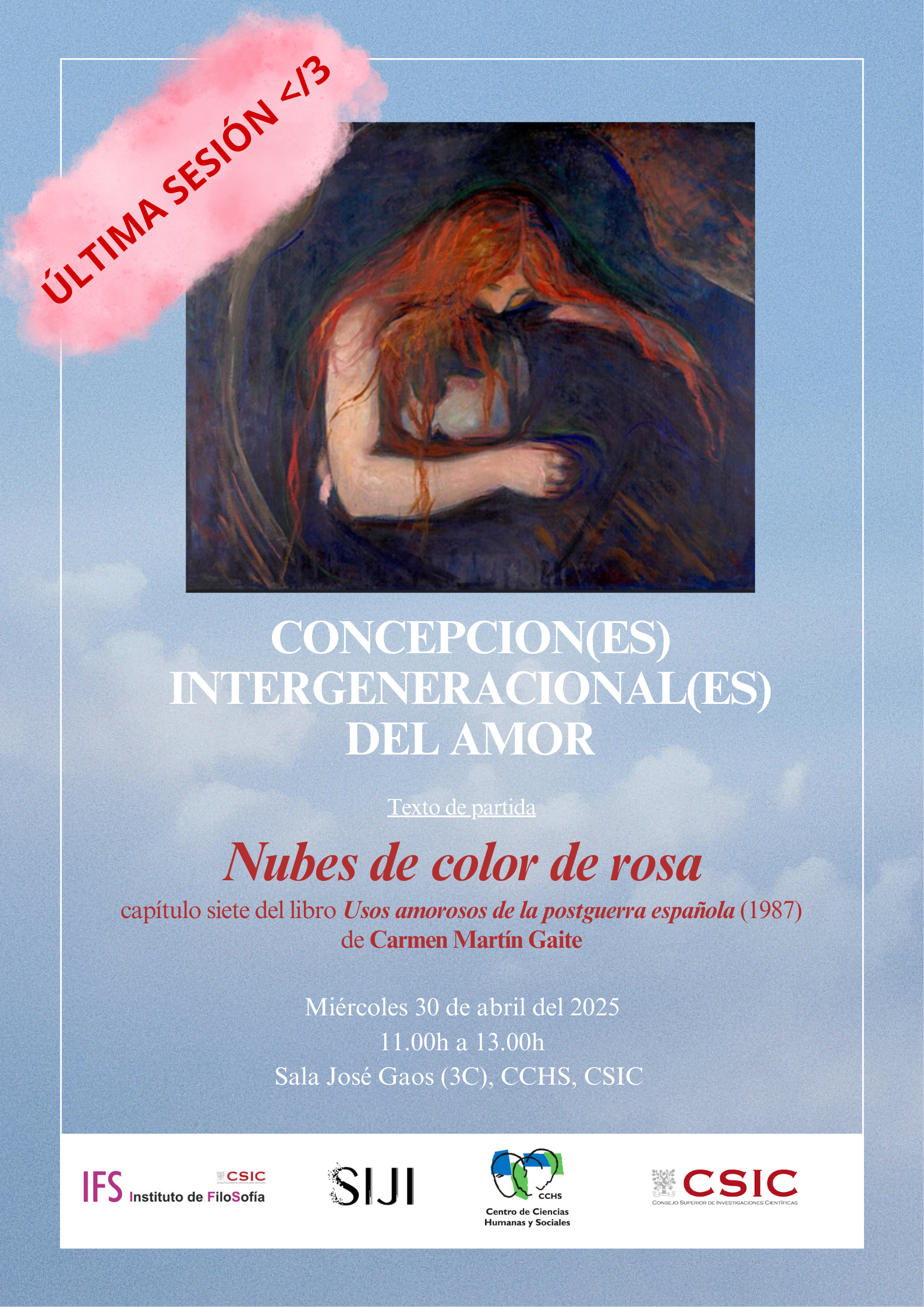 Seminario SIJI: 6ª sesión: "Concepcion(es) intergeneracional(es) del amor"