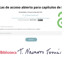 Nuevo buscador de políticas editoriales de acceso abierto. BTNT Nuevo buscador de políticas editoriales de acceso abierto. BTNT
