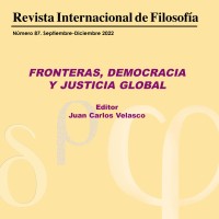 Juan Carlos Velasco (IFS) edita el monográfico sobre «Fronteras, democracia y justicia global» en la revista Daimon. Revista Internacional de Filosofía Portada de la revista