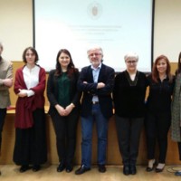 Fotografía del tribunal, director de la tesis y doctorada