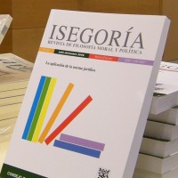El nuevo número de la revista 'Isegoría' contiene un artículo de Roberto R. Aramayo y Concha Roldán (IFS) El nuevo número de la revista 'Isegoría' contiene un artículo de Roberto R. Aramayo y Concha Roldán (IFS)