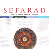"SEFARAD. Revista de Estudios Hebraicos y Sefardíes" publica el Vol. 83, nº 1 de 2023 "SEFARAD. Revista de Estudios Hebraicos y Sefardíes" publica el Vol. 83, nº 1 de 2023