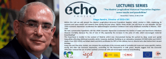 Ciclo de Seminarios ERC-Advanced ECHO: "The Madrid Longitudinal Historical Population Register: some results and possibilities"