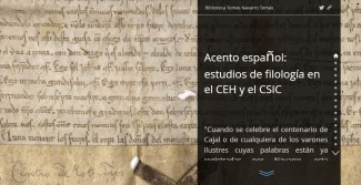 Acento español: estudios de filología en el CEH y el CSIC