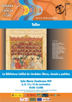 Semana de la Ciencia. Taller "La Biblioteca Califal de Córdoba: libros, ciencia y política"