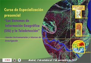 Curso de especialización: "Los Sistemas de Información Geográfica (SIG) y la Teledetección. Ciencias Instrumentales y técnicas de Investigación" (4ª edición)