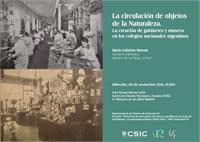 Seminario Historia de la Ciencia: "La circulación de objetos de la Naturaleza. La creación de gabinetes y museos en los colegios nacionales argentinos"