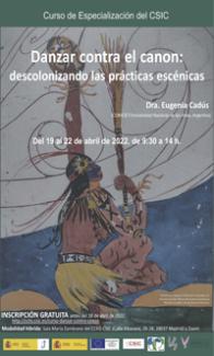 Curso de especialización "Danzar contra el canon: descolonizando las prácticas escénicas"