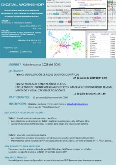 Digital Workshop "Marcado y anotaciones de textos"