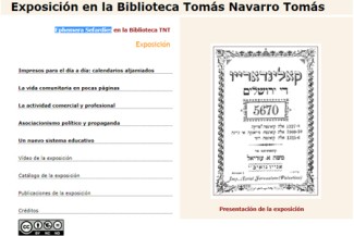 Exposición «Ephemera Sefardíes» en la Biblioteca TNT