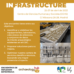 INFRASTRUCTURE. Primer Encuentro de Reflexión Estratégica ArchaeologyHub.CSIC