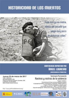 Seminario permanente Rastros y Rostros de la violencia: "Historicidad de los muertos"