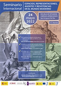 Seminario "Espacios, representaciones, agentes y resistencias en el mundo moderno"