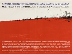 Seminario de Investigación "Filosofía política de la ciudad"