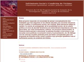 Sufrimiento social y condición de víctima