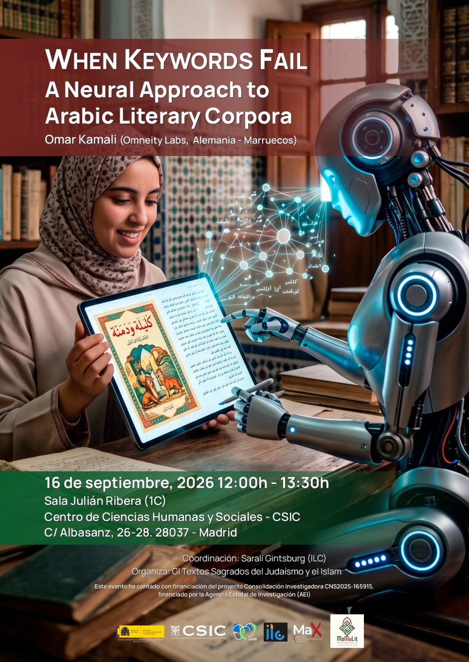 When Keywords Fail. A Neural Approach to  Arabic Literary Corpora